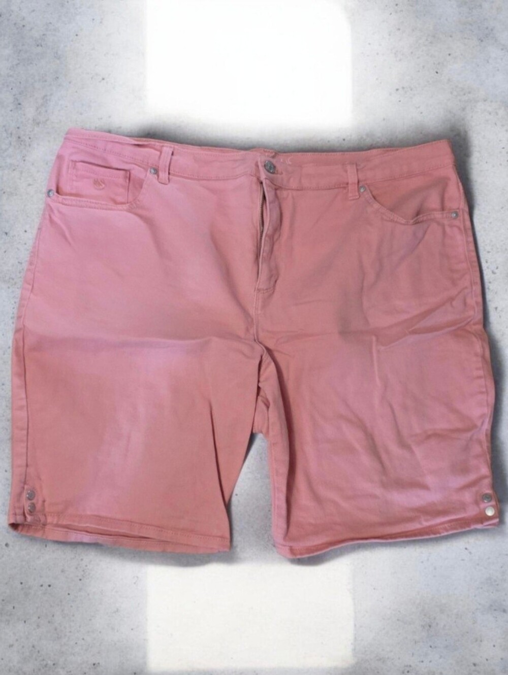 🍑 Women's Peach Casual Cotton Blend Shorts (NWOT)
